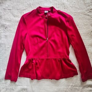 Tristan Fuchsia Zip-Up Jacket